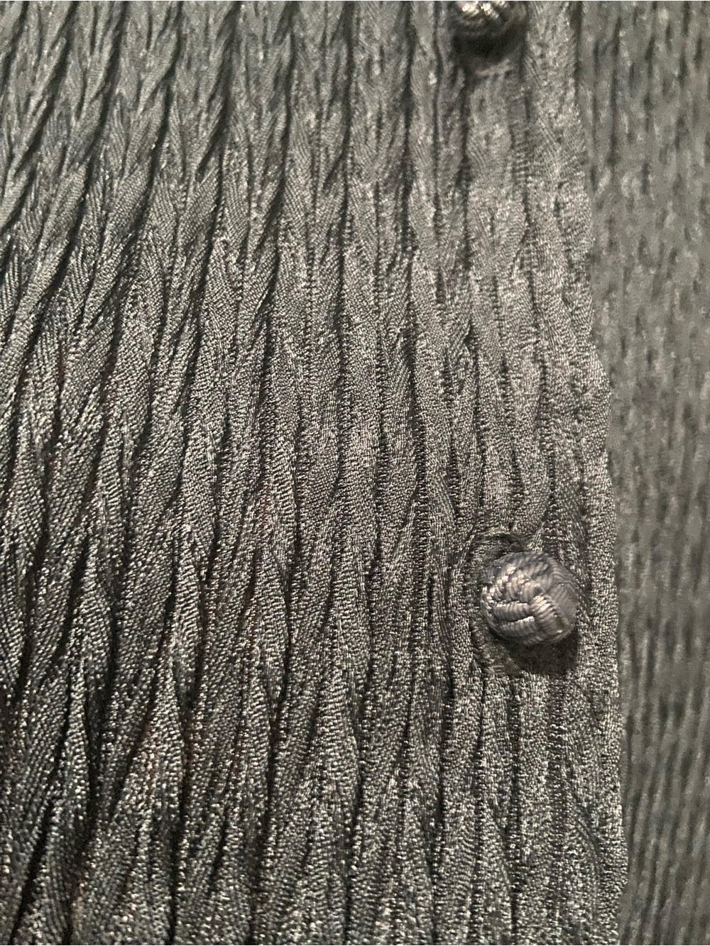 Cool, black shirt sleeve button down - Picture 3 of 5